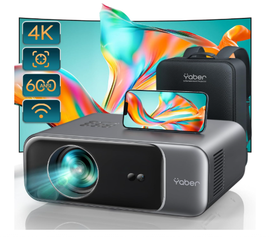 Wireless Wi-Fi Projector for Outdoor Use