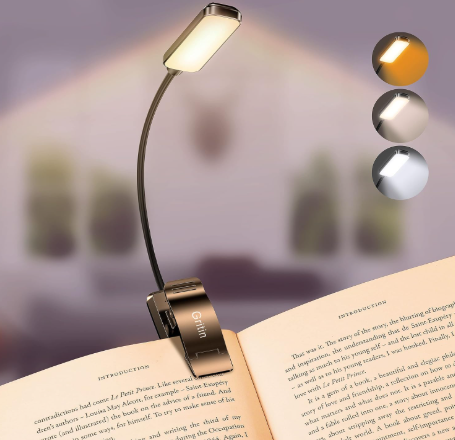 Gritin 9 LED Rechargeable Book Light: In Depth User Review