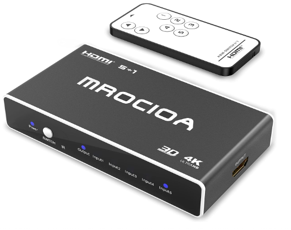 HDMI Switch 4K Switcher Splitter 5 Port: In Depth User Review