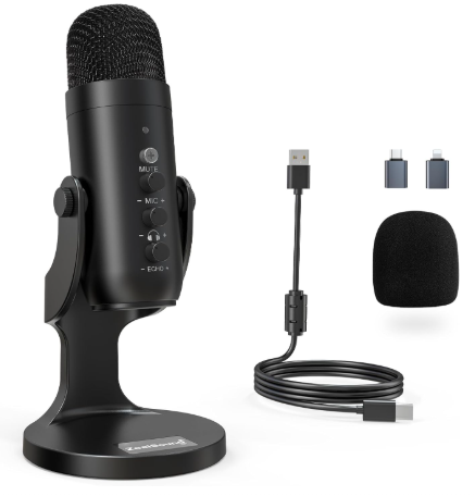 ZealSound USB Microphone for Podcasting, Gaming, and Streaming: In Depth User Review