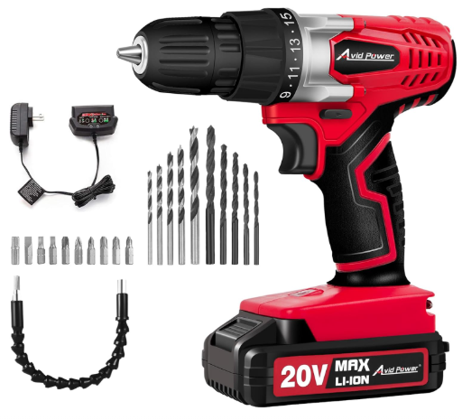 AVID POWER 20V MAX Lithium-Ion Cordless Drill Set: In Depth User Review